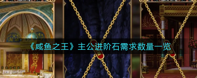 咸鱼之王主公进阶石需求数量是多少