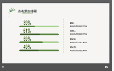 简洁清新水彩手绘风格PPT模板3