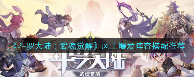 斗罗大陆武魂觉醒风土爆发阵容怎么搭配