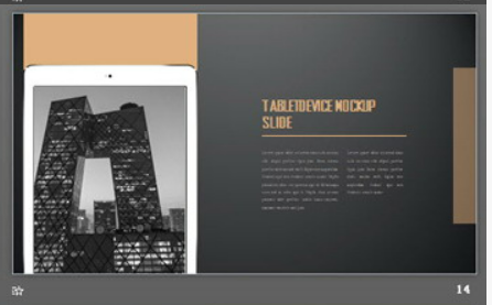 极简黑金欧美商务PPT模板3