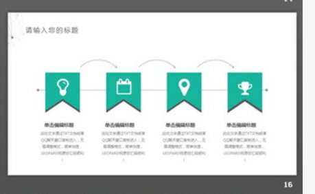 简洁点线粒子工作总结汇报PPT模板3