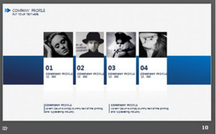 超炫酷星球背景欧美科技PPT模板2