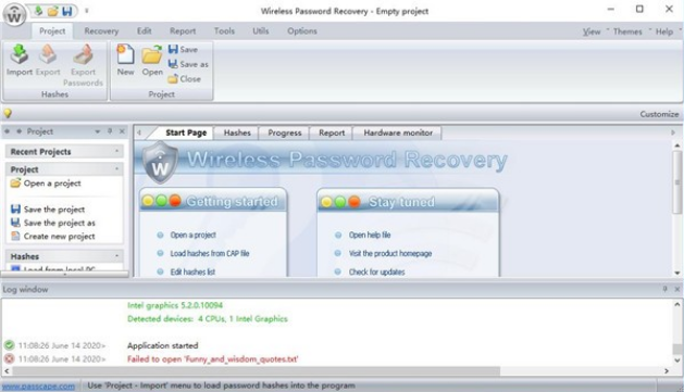 PasScape Wireless Password Recovery0