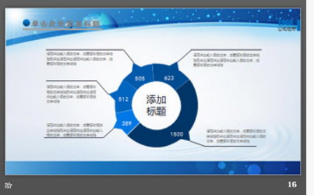 蓝色简洁合作共赢主题公司简介PPT模板3