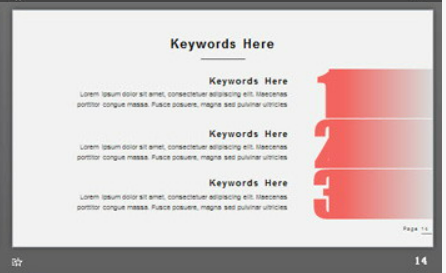 简洁灰色小清新PPT模板3
