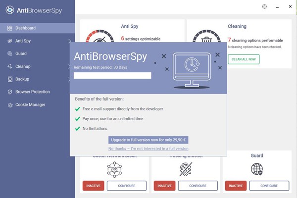 AntiBrowserSpy Pro 2024 7.01.50692 download the new version for mac