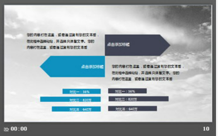 大气黑白商务演示PPT模板2