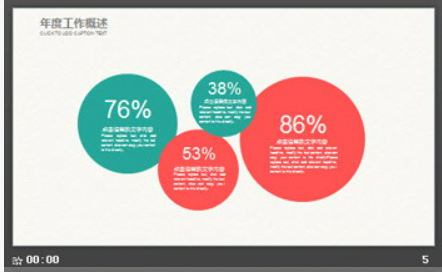 清新水彩花卉背景的艺术文艺PPT模板1