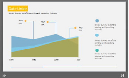 彩色圆点背景的欧美商务幻灯片模板3