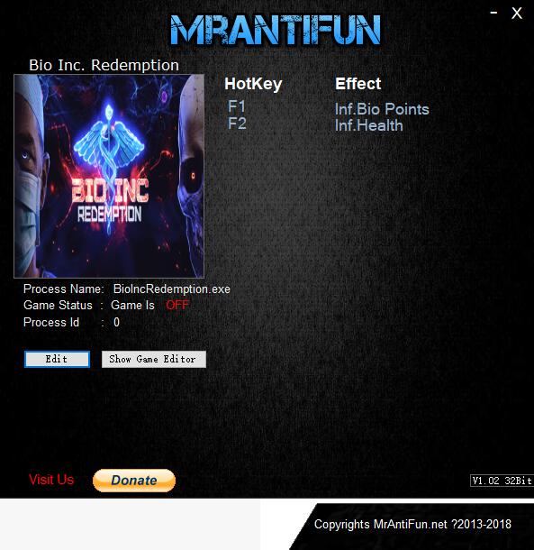 生化公司：救赎二项修改器MrAntiFun版1