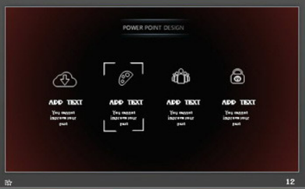 炫酷唯美星空星球背景PPT模板2