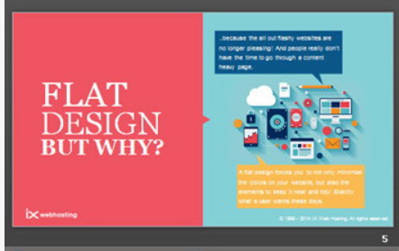 彩色欧美扁平化矢量卡通网页设计PPT模板1