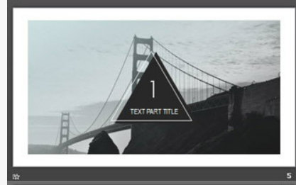 黑白简洁图片排版艺术时尚PPT模板1