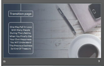 模糊灰色渐变背景的iOS风格PPT模板1