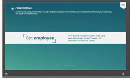 绿色简洁卡通PowerPoint模板1