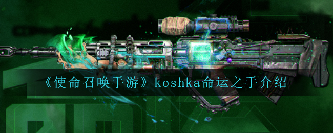使命召唤手游koshka命运之手怎么样