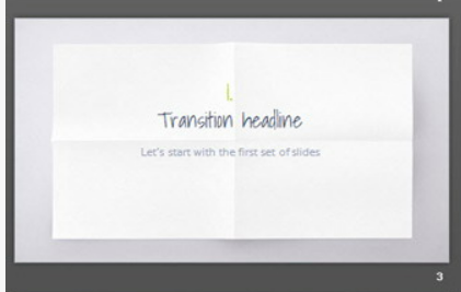 简洁彩色手写纸张背景欧美PPT模板1