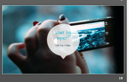 简洁彩色手写纸张背景欧美PPT模板3