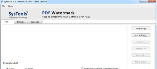 SysTools PDF Watermark(PDF水印去除工具) V4.00