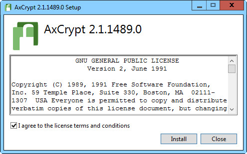 AxCrypt数据加密软件1