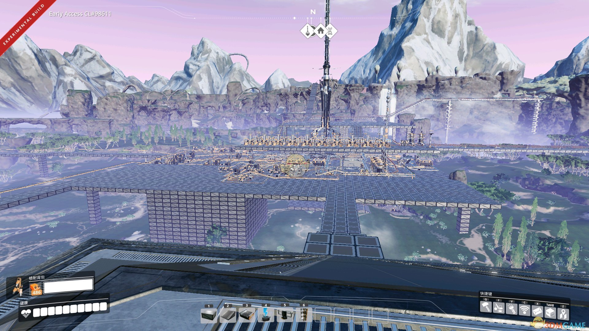 幸福工厂金字塔如何建造_玩家自建空中金字塔分享