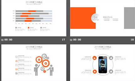 握手背景的商务战略合作PPT模板3
