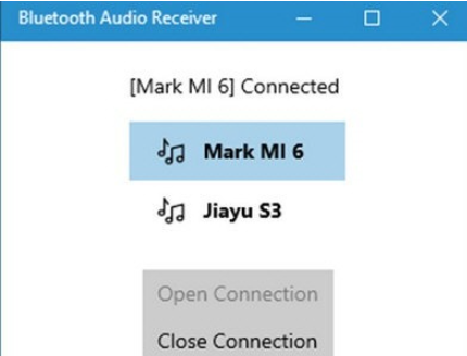 Bluetooth Audio Receiver(电脑蓝牙播放器) V1.1.5.01
