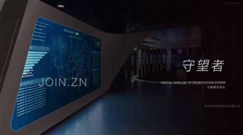 展馆参观人数数据可视化平台2