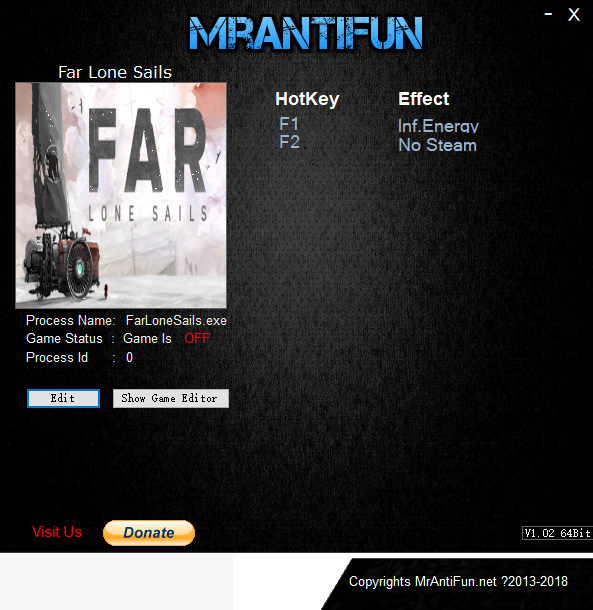 远方孤单的帆二项修改器MrAntiFun版1