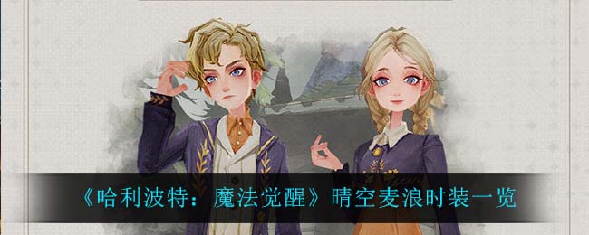 哈利波特魔法觉醒晴空麦浪时装怎么样