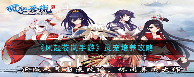 风起苍岚手游灵宠怎么培养