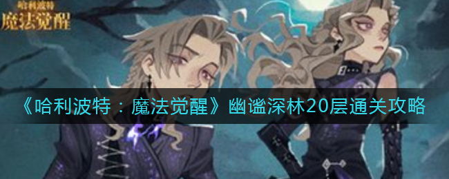 哈利波特魔法觉醒幽谧深林20层怎么通关