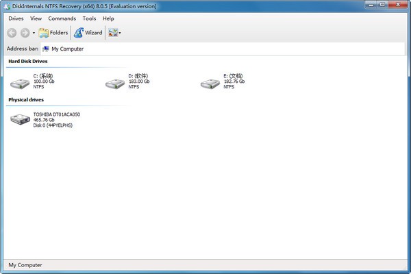 DiskInternals NTFS Recovery版