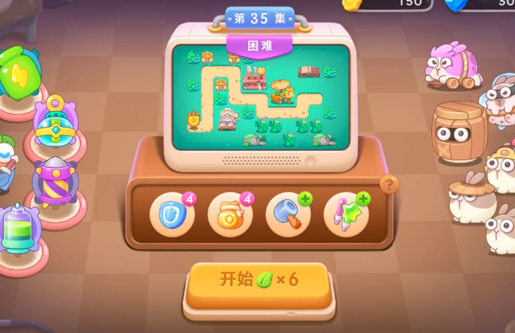 保卫萝卜4卧兔藏龙第35关怎么过