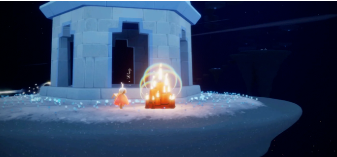 光遇秘密基地顶楼怎么过