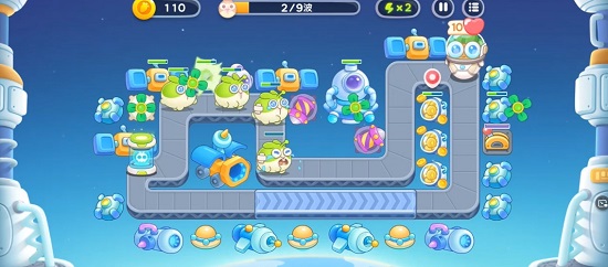 保卫萝卜4太空穿越11关攻略