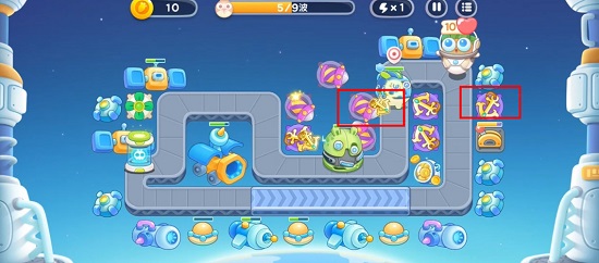 保卫萝卜4太空穿越11关攻略