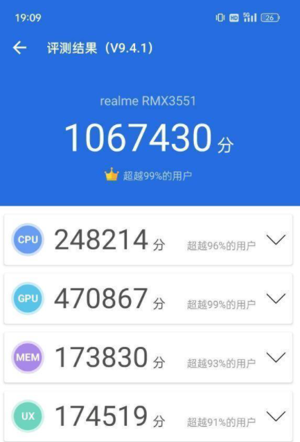 真我GT2大师探索版玩游戏表现好吗