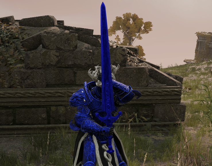 艾尔登法环熔炉骑士套装深紫色纹理MOD1