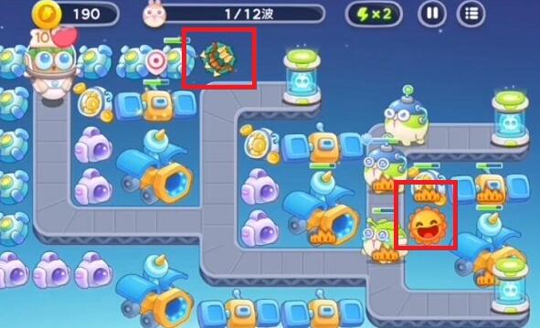 保卫萝卜4太空穿越第40关怎么过