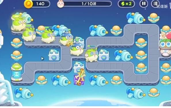 保卫萝卜4太空穿越第56关怎么过