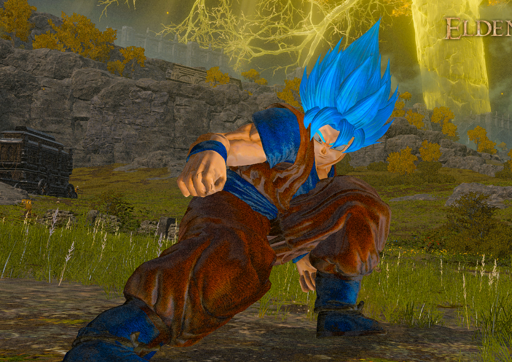 艾尔登法环超赛神蓝孙悟空替换布莱泽套MOD1