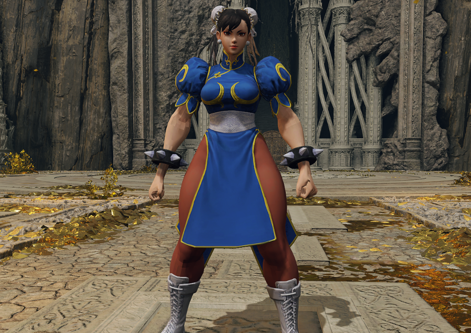 艾尔登法环街霸春丽替换观星者套装MOD1