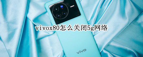 vivox80怎么禁用5G功能