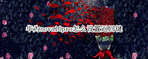 华为nova10pro返回键在哪设置