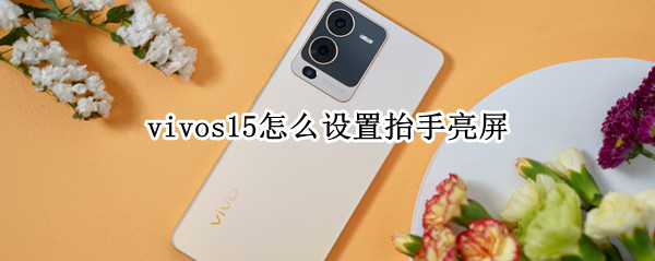 vivos15设置抬手亮屏教程一览