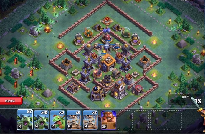 部落冲突十周年挑战赛2017怎么打