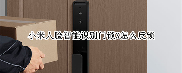 小米人脸识别智能门锁X如何进行反锁