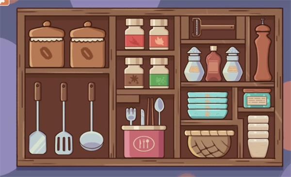 收纳模拟器第6关混乱的橱柜怎么过