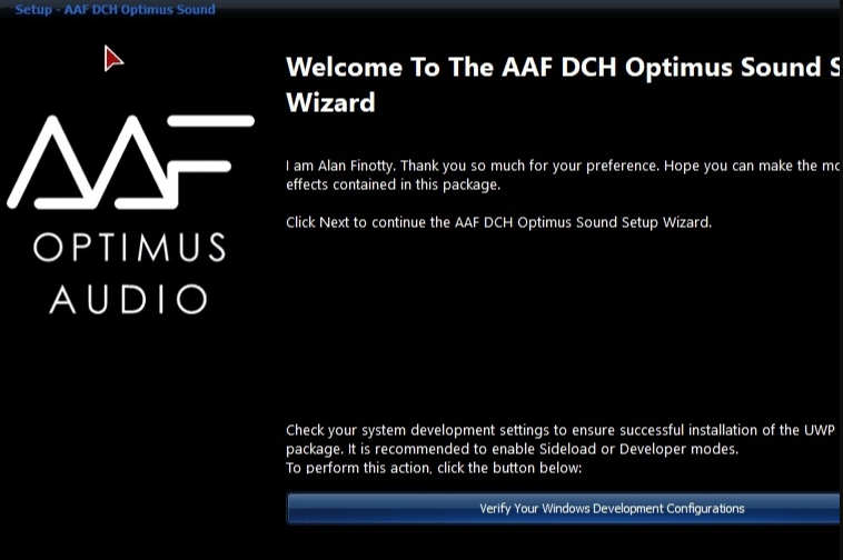 AAF DCH Optimus Audio音频驱动0